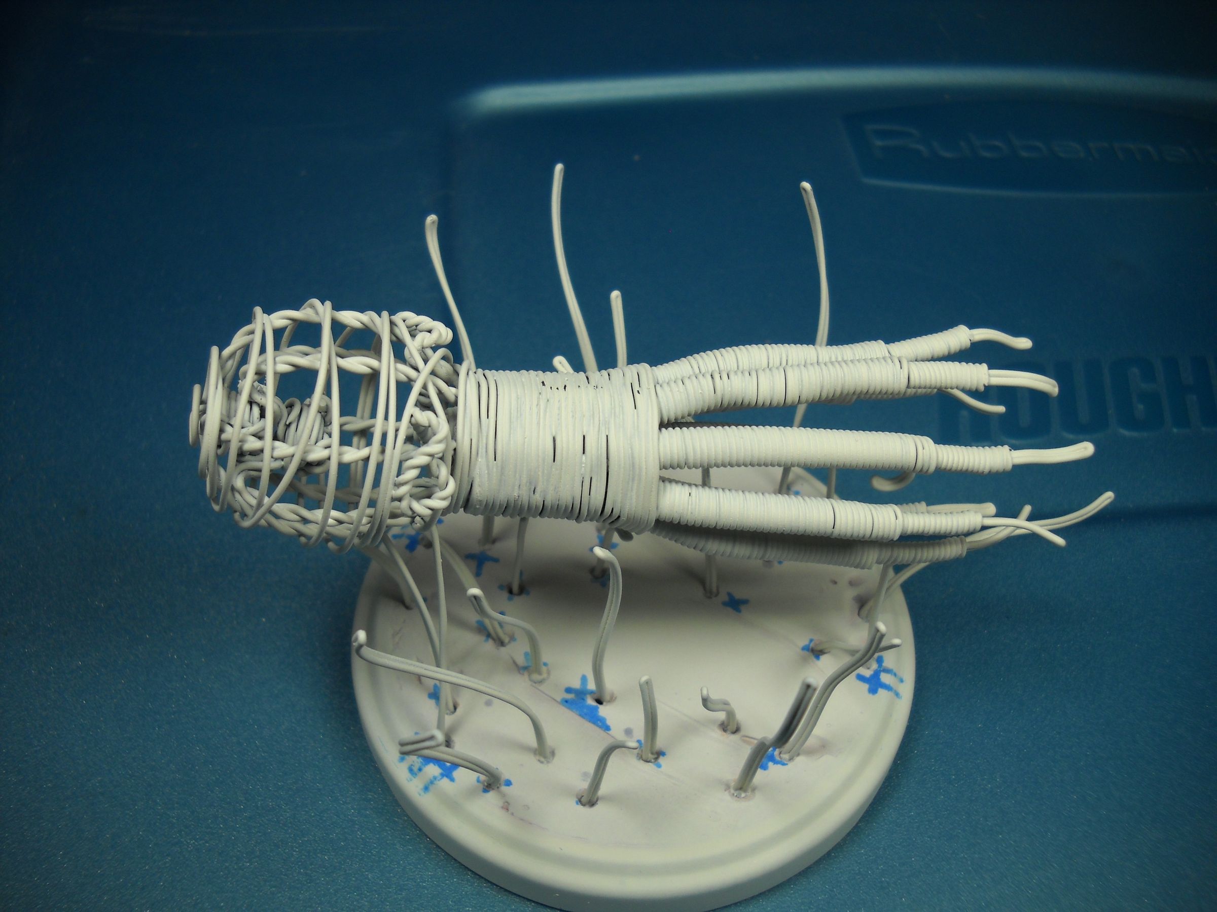 How to Make a Wire Octopus Sculpture (simplified). Cheap and Easy But