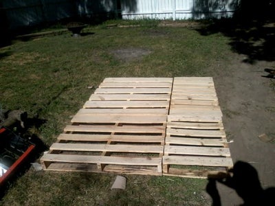 Pallet Wood Bed Frame Queen Size Instructables Pallet Wood Bed Frame Queen Size, How To Make A Bed Frame Out Of Wooden Pallets