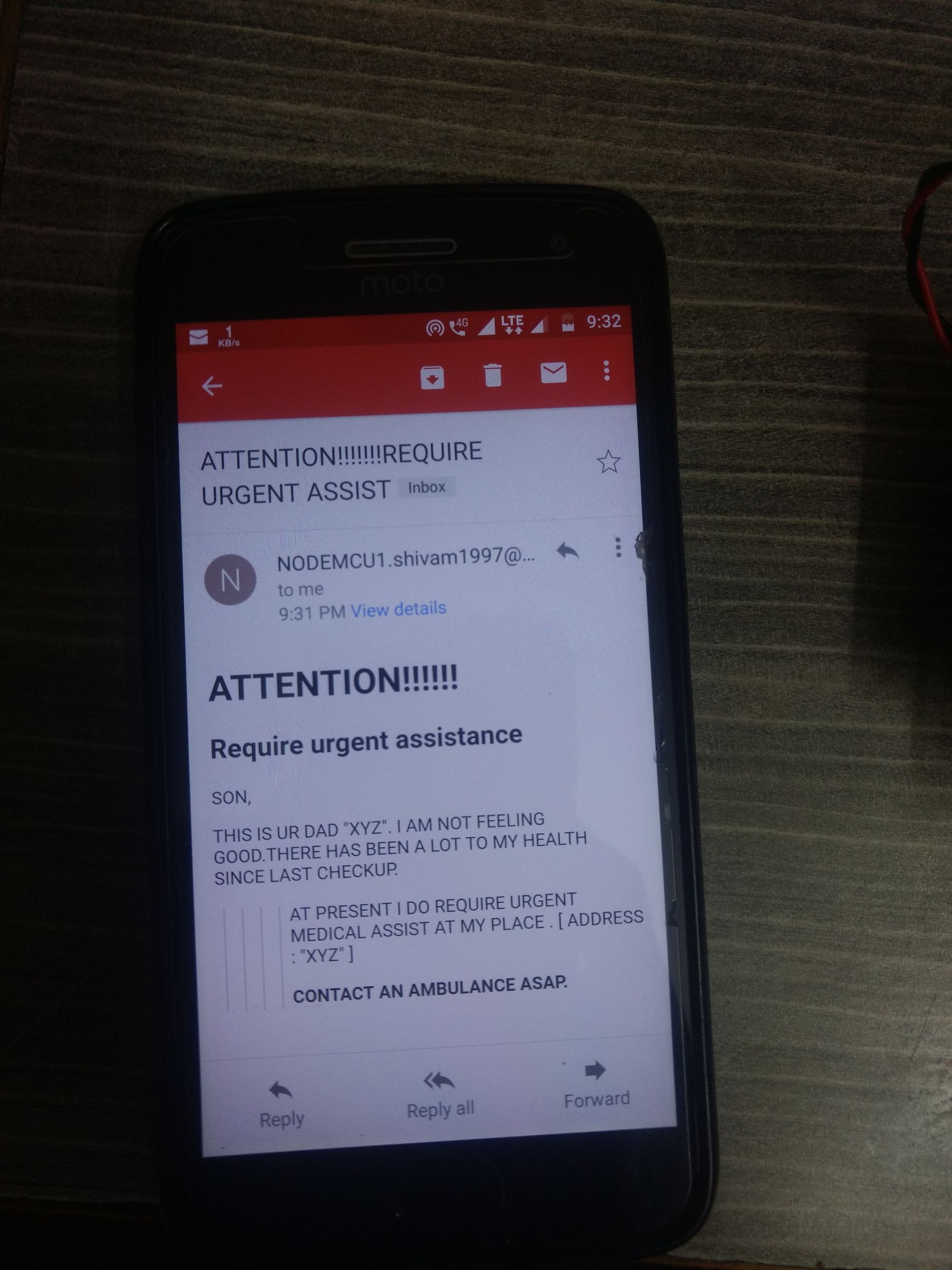 Panic Alarm for Elderly Folks 5 Steps Instructables