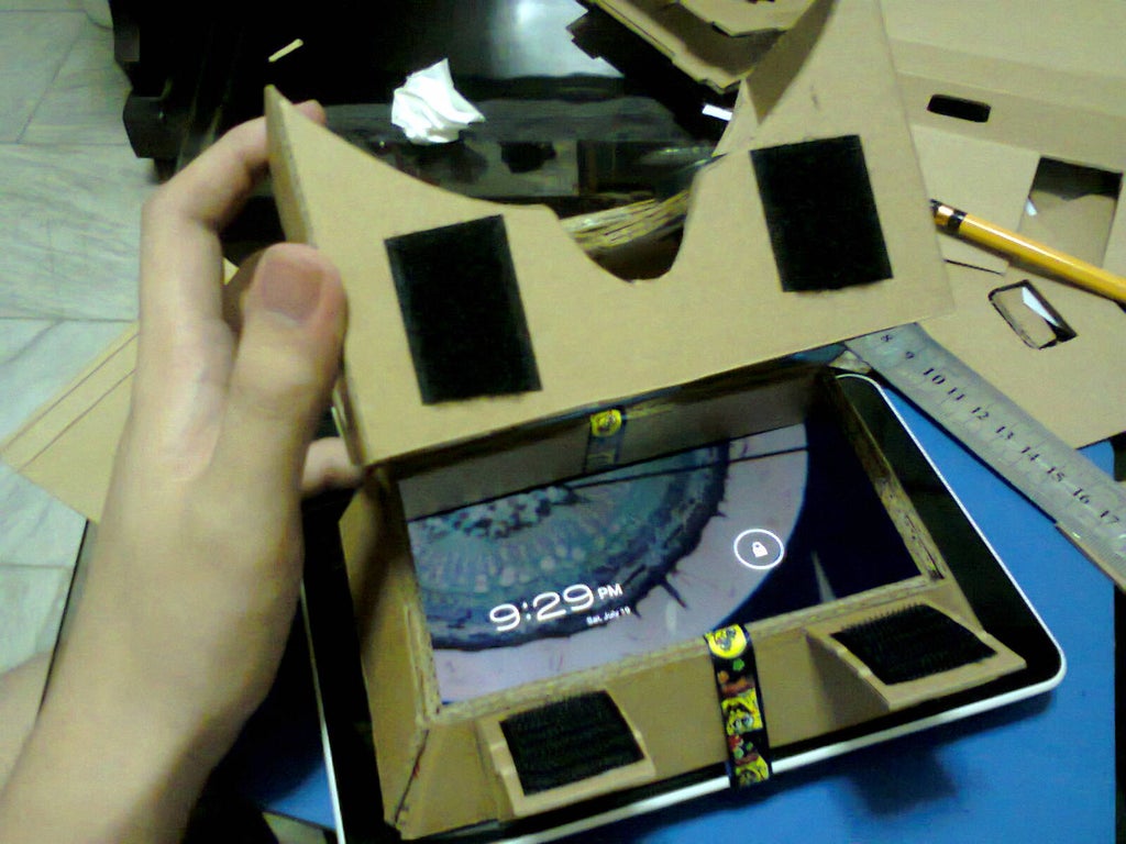 google cardboard hmd for tablet 11