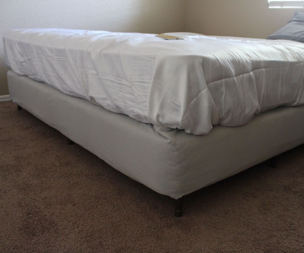 Platform Bed From Box Springs DIY California King Edition 11 Steps