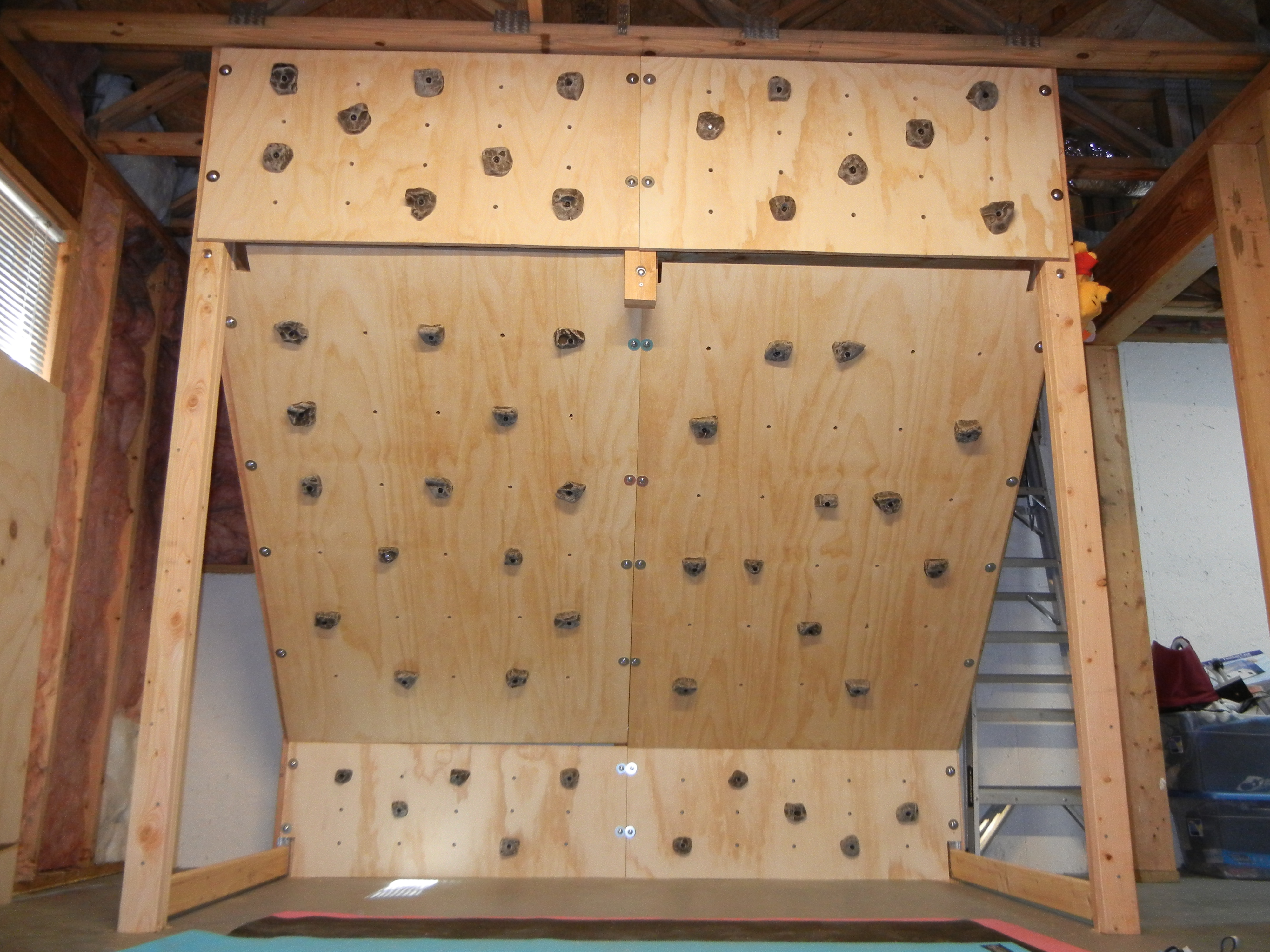 Freestanding Climbing Wall & Loft Bed 11 Steps Instructables