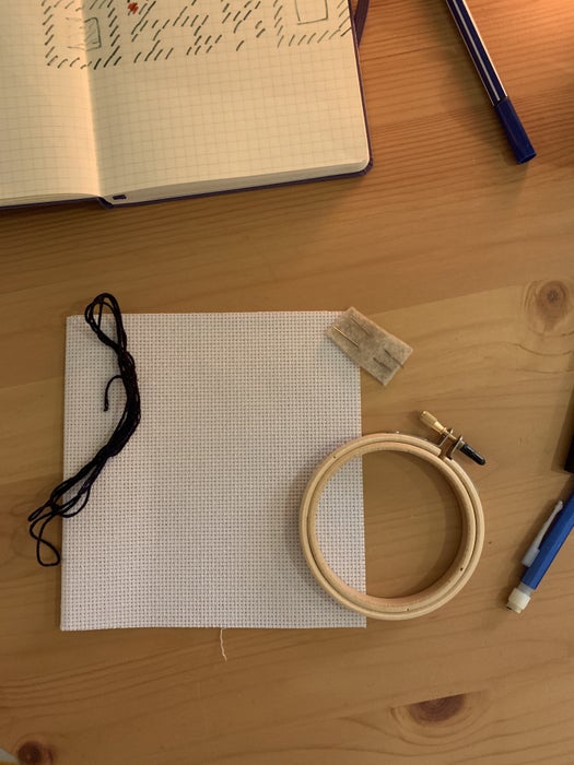 How to Cross Stitch a QR Code