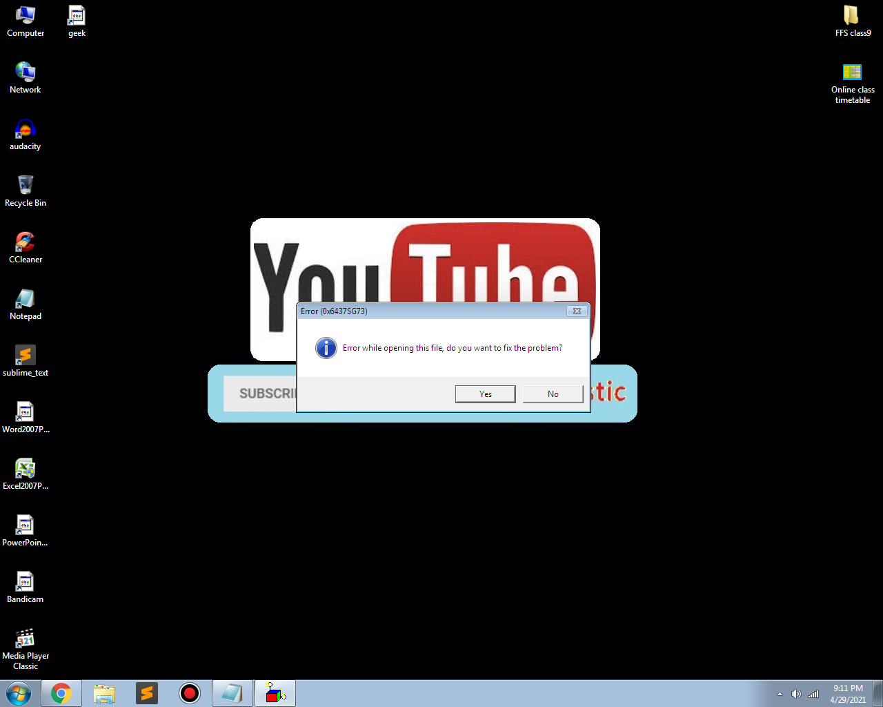 How to Make an (harmless) Fake Virus.