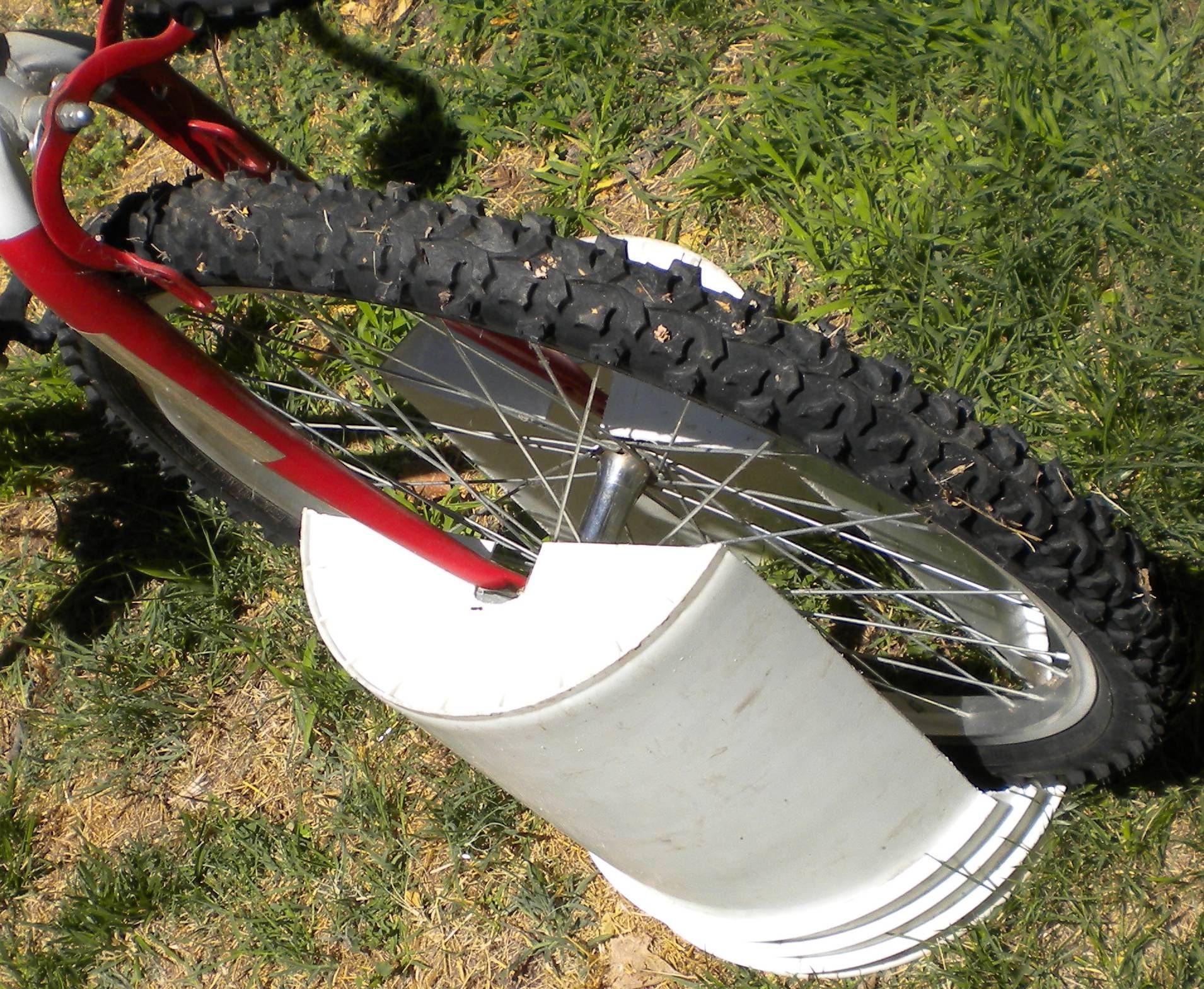 "BIKE BUCKET" Bicycle Stand Portable, Cheap, Lightweight 3 Steps