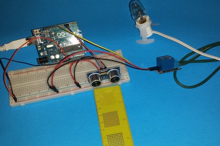 Motion Activated Light With Arduino and HC-SR04 Sensor : 7 Steps (with ...
