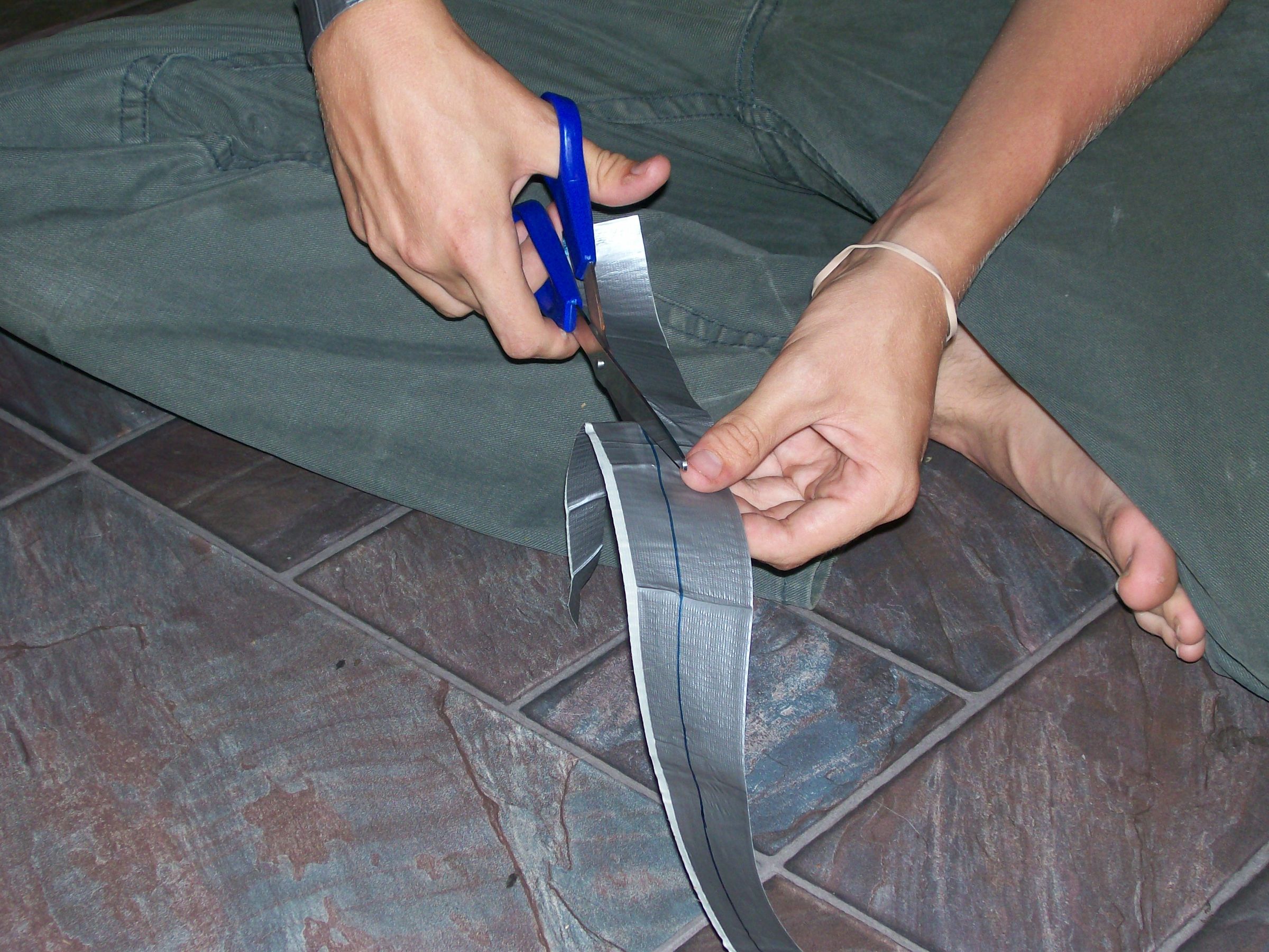 Duct Tape Belt 7 Steps Instructables