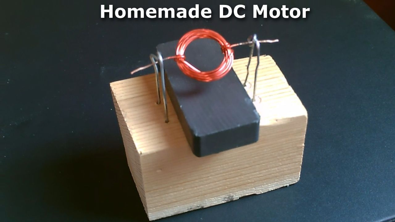 Homemade Dc Motor How To Make A Simple Dc Motor Simple Diy Project Full Instr 12 Steps With Pictures Instructables