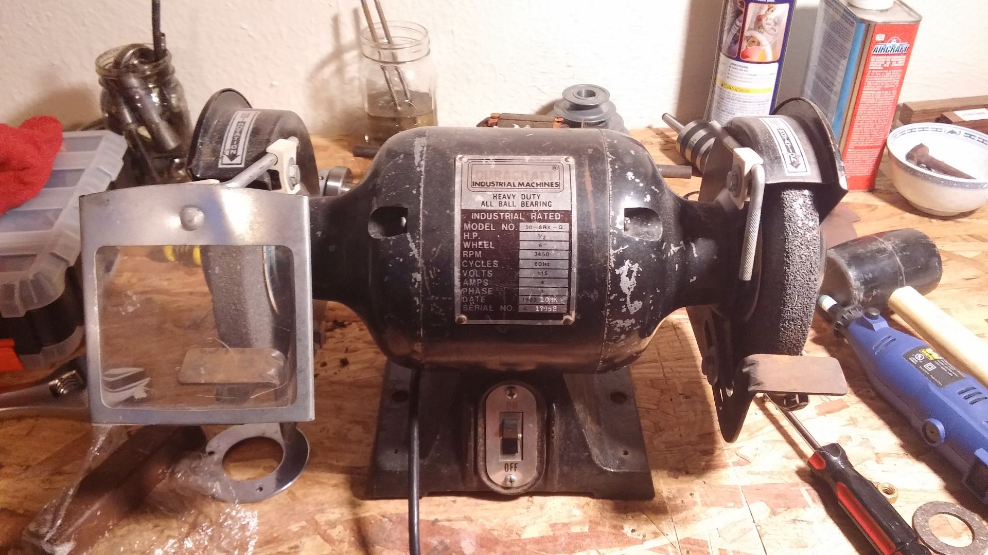 Bench Grinder Restoration : 11 Steps 
