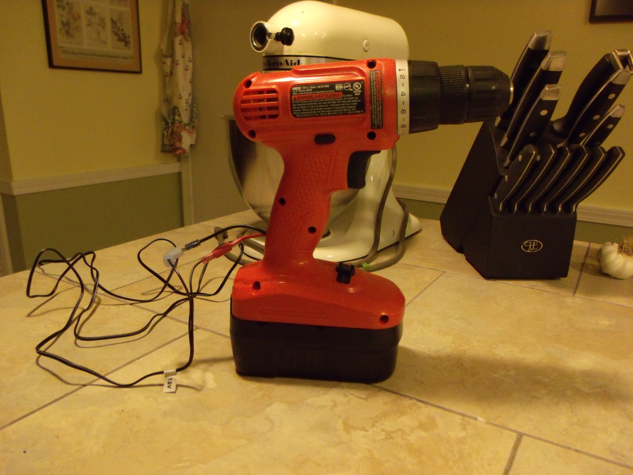 Fix a Broken Power Plug on a Cordless Drill 3 Steps Instructables