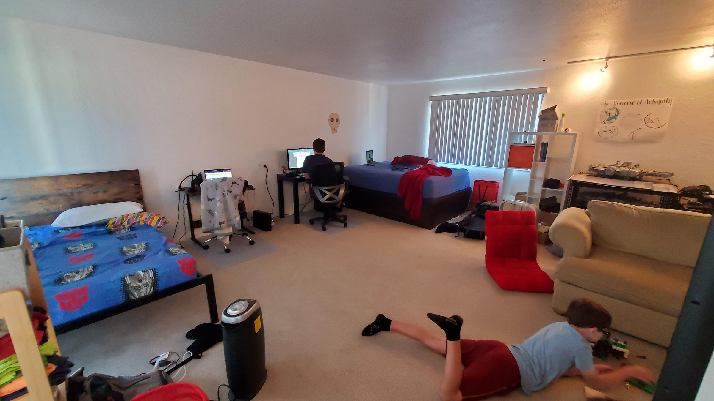 Lightweight Room Dividers, a Temporary Wall for Renters 13 Steps