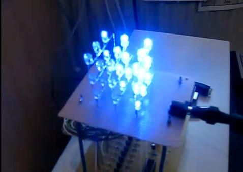 3x3x3 led cube with optional pc-control DIY Project DIY Project Image