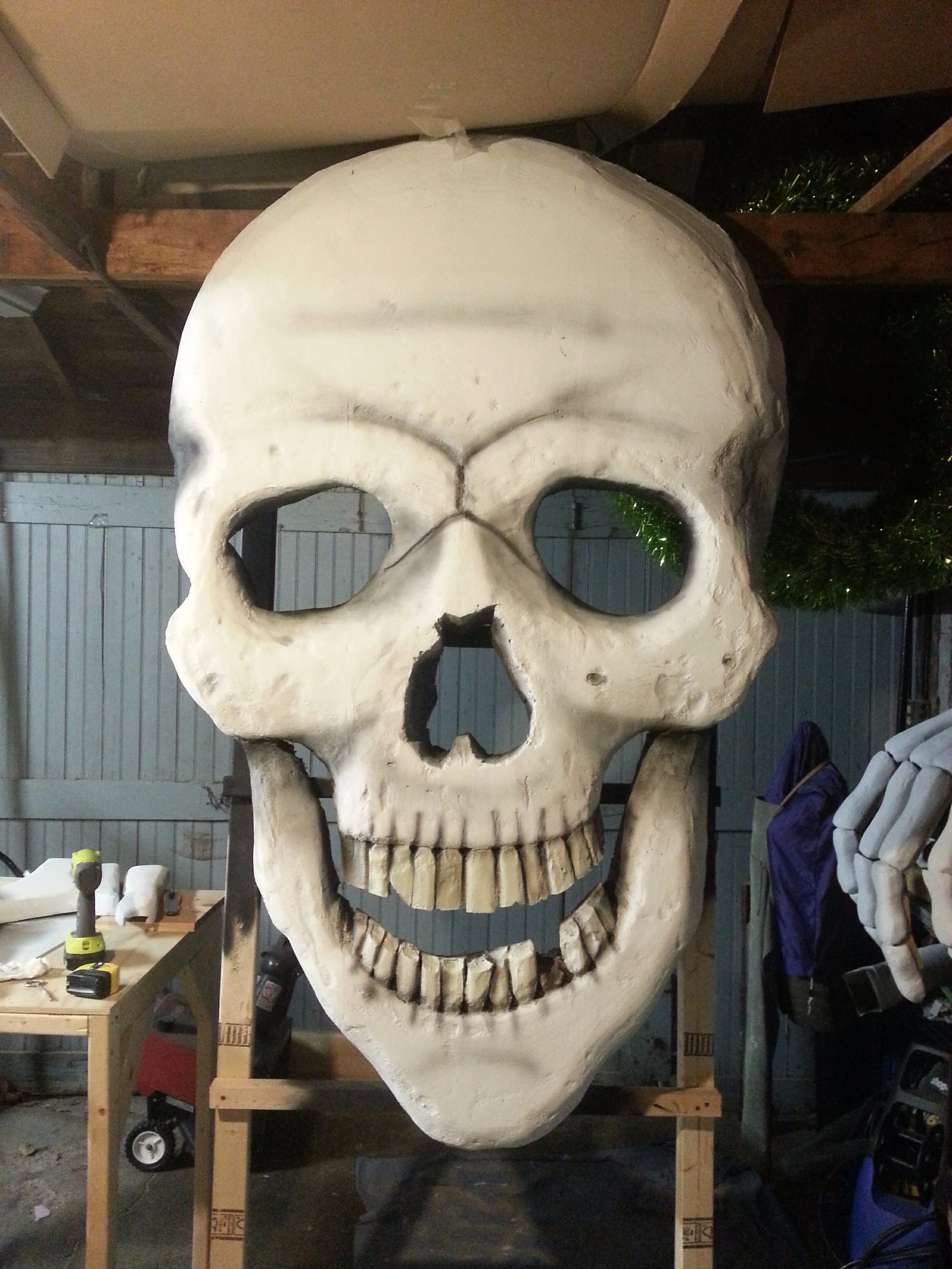 Giant Skeleton Halloween Decoration