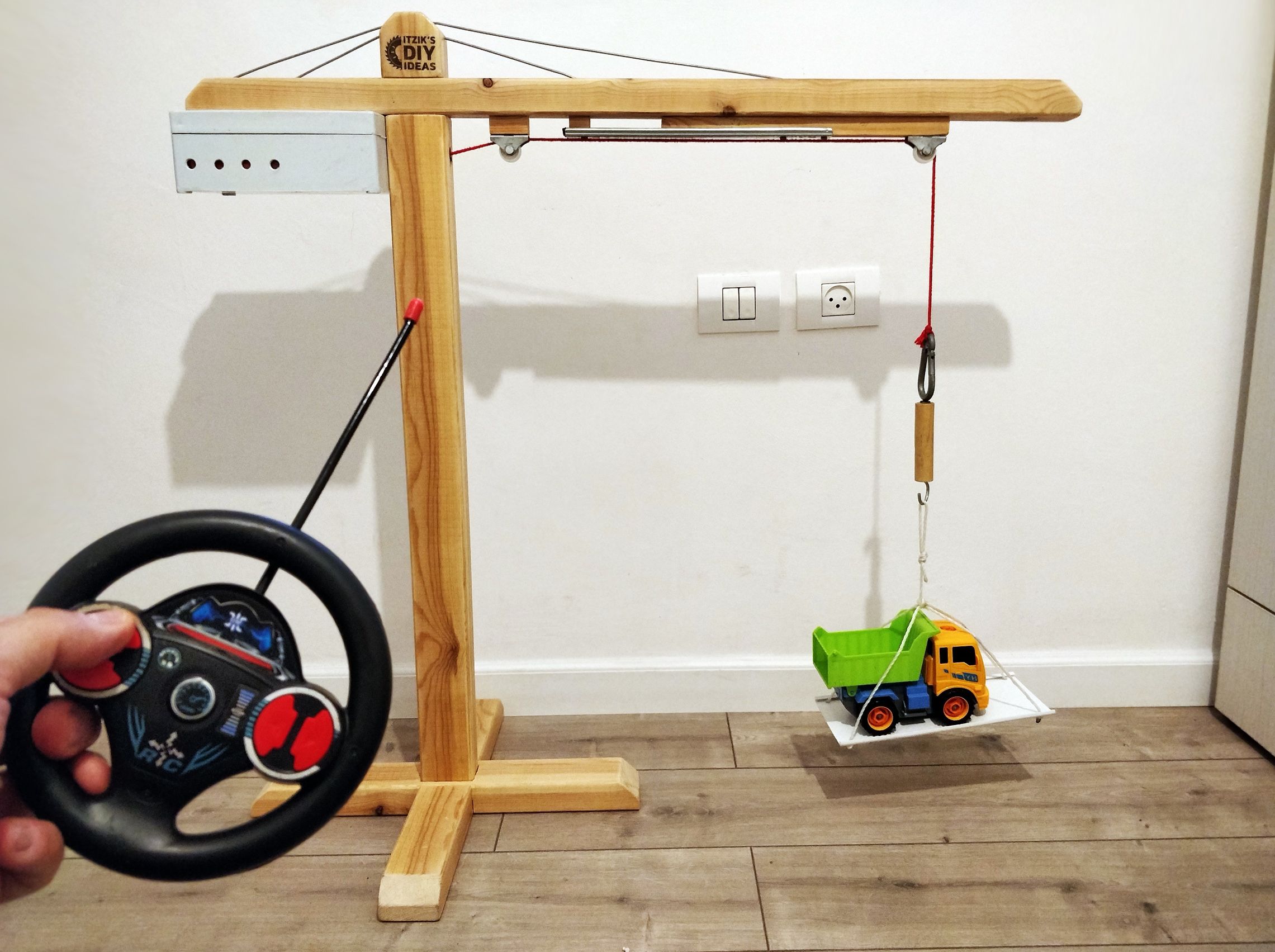 build a crane toy
