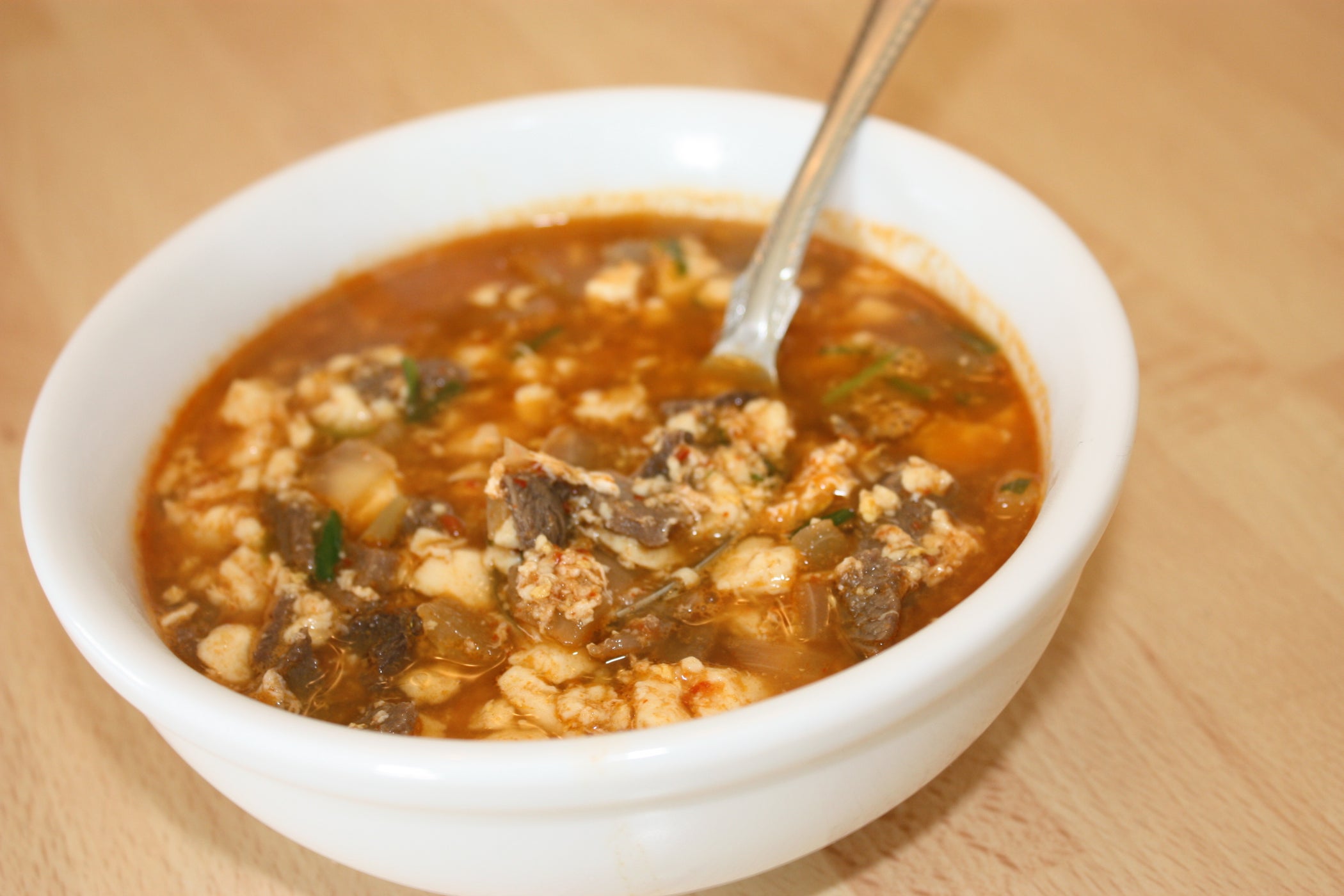 Spicy Korean Beef Tofu Soup 7 Steps Instructables