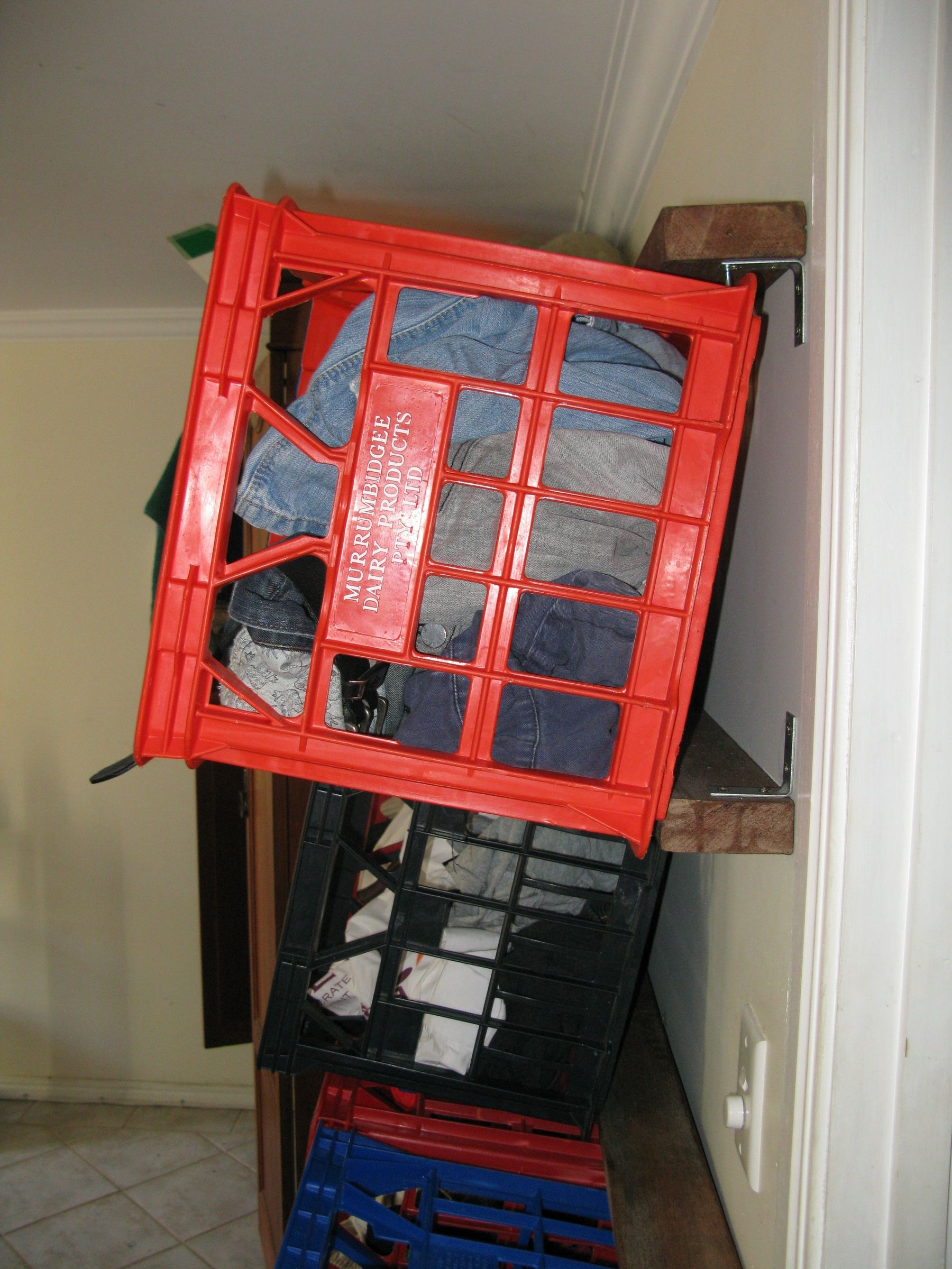 Milk Crate Clothing Storage 3 Steps Instructables