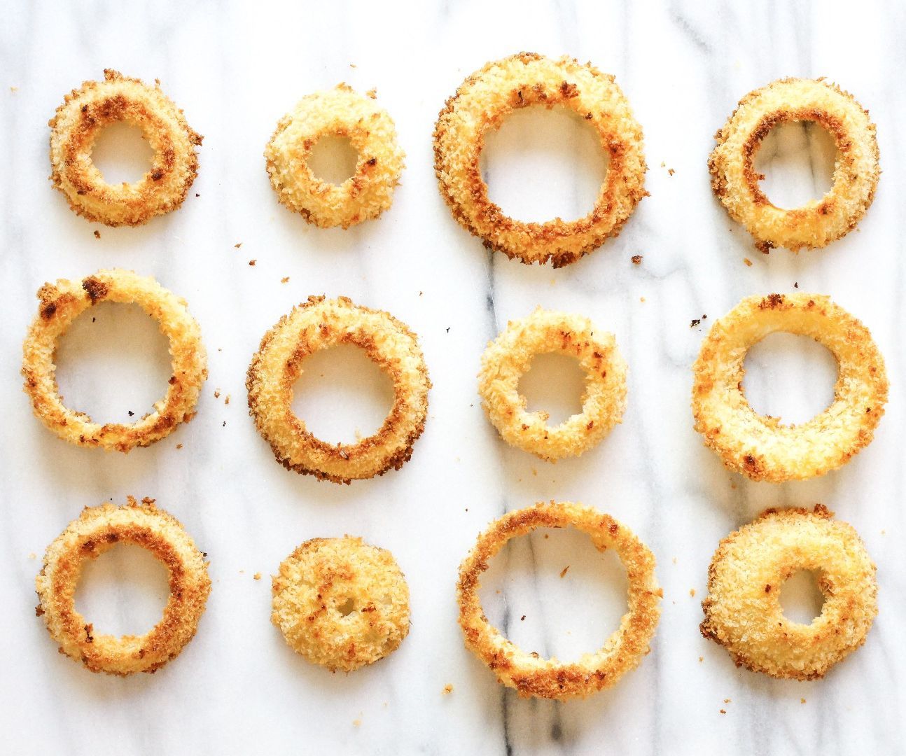 Oven Baked Onion Rings