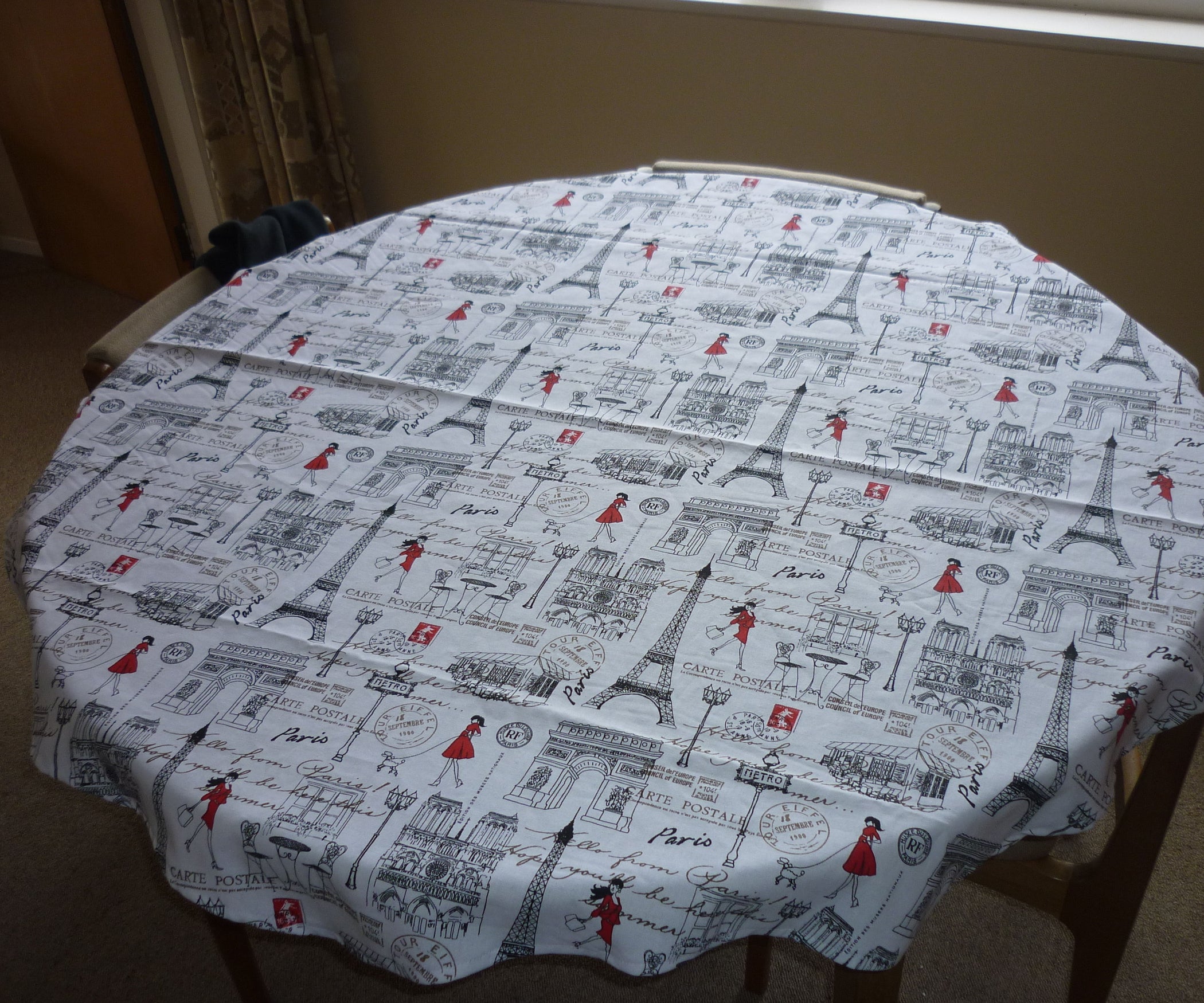 Sew an Octagonal Tablecloth Without a Pattern 5 Steps Instructables