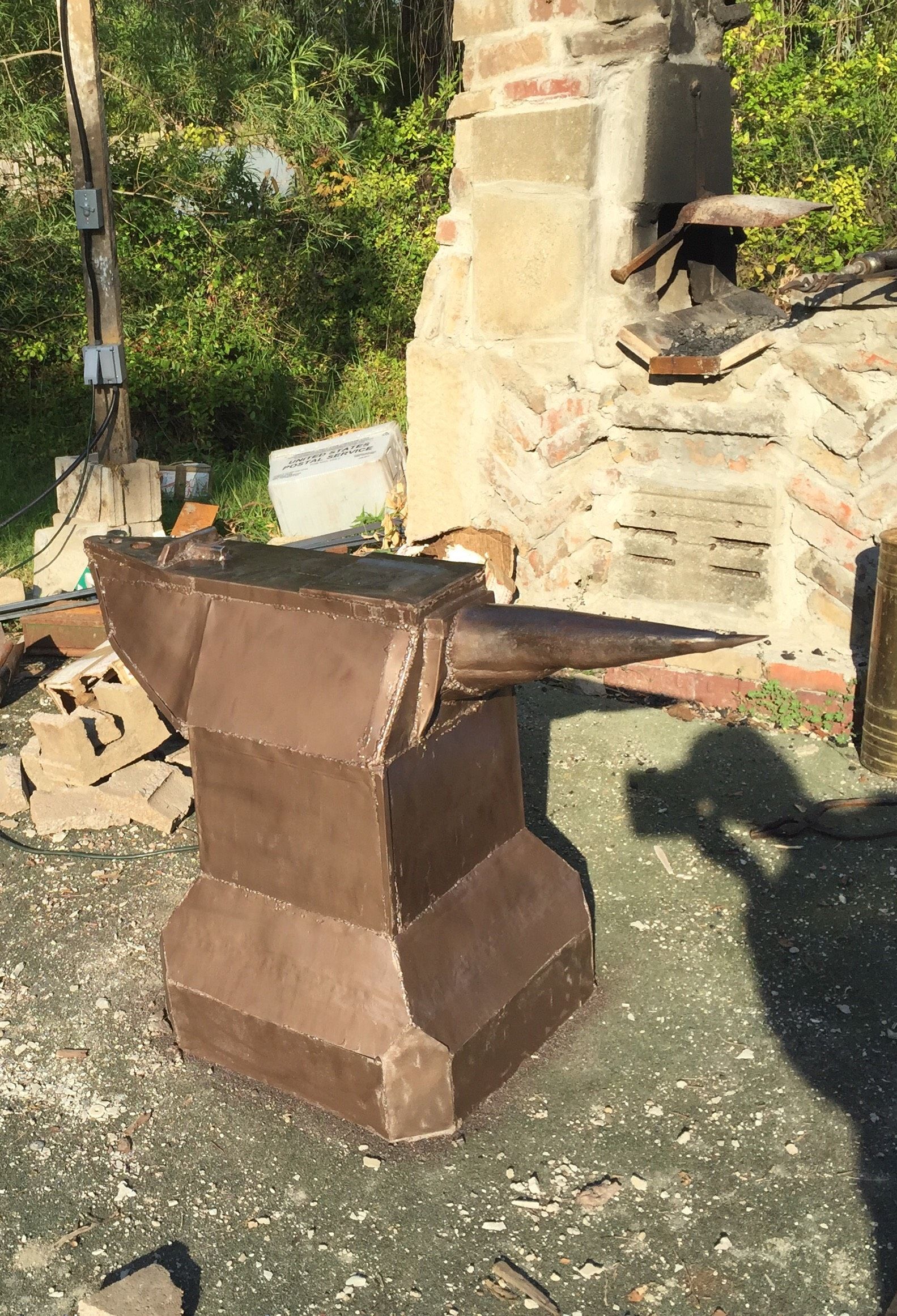 How To Make A Huge Fabulous Mega Anvil 9 Steps With Pictures Instructables
