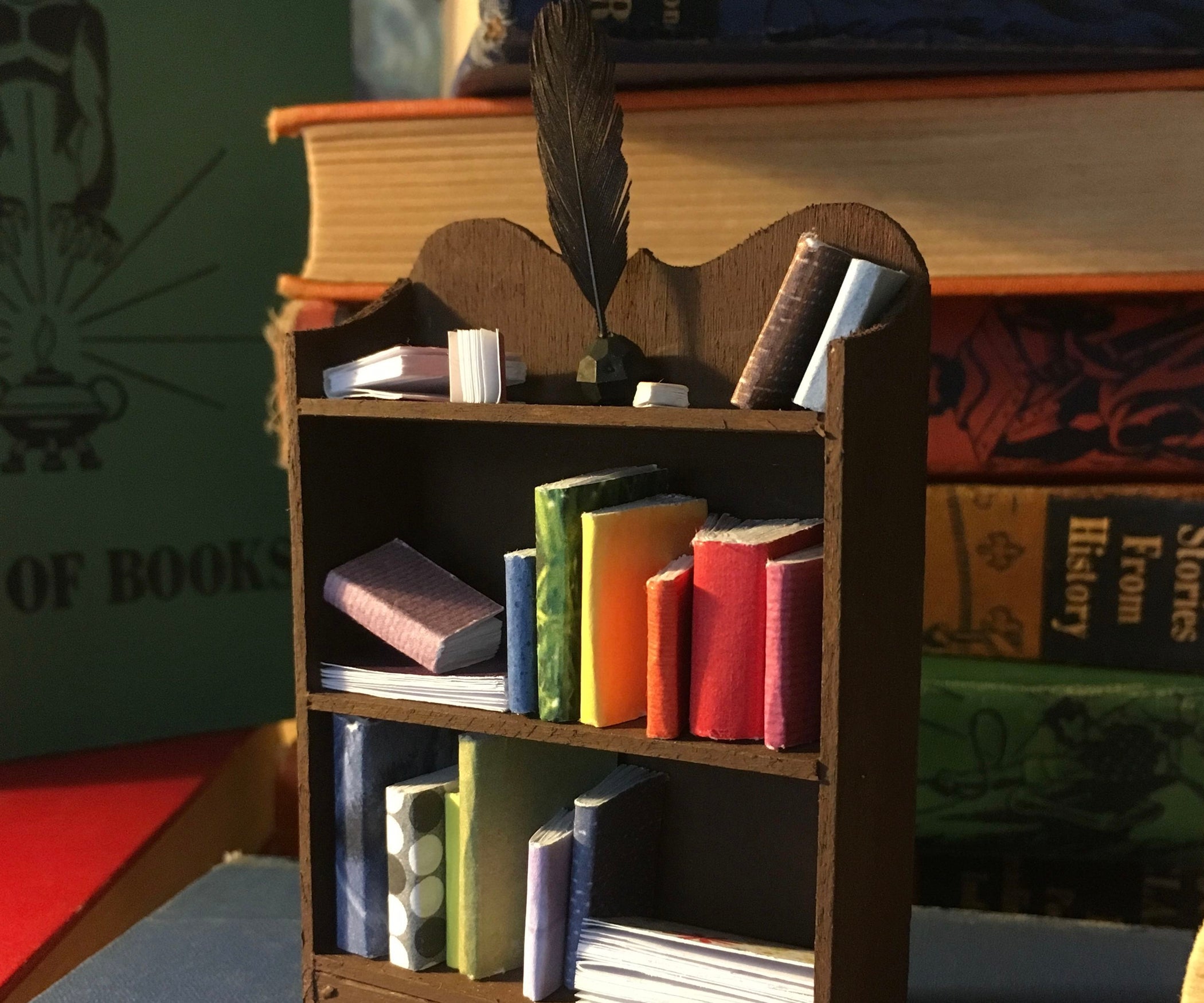 Miniature Bookcase With Books 10 Steps (with Pictures) Instructables