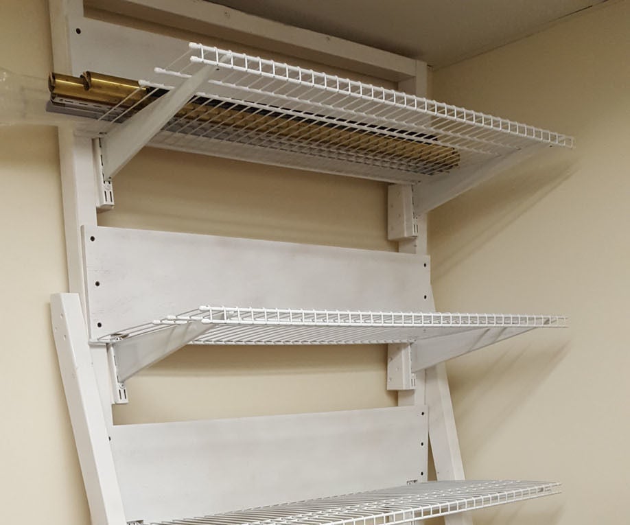 DIY Cantilevered Material Shelving 3 Steps Instructables