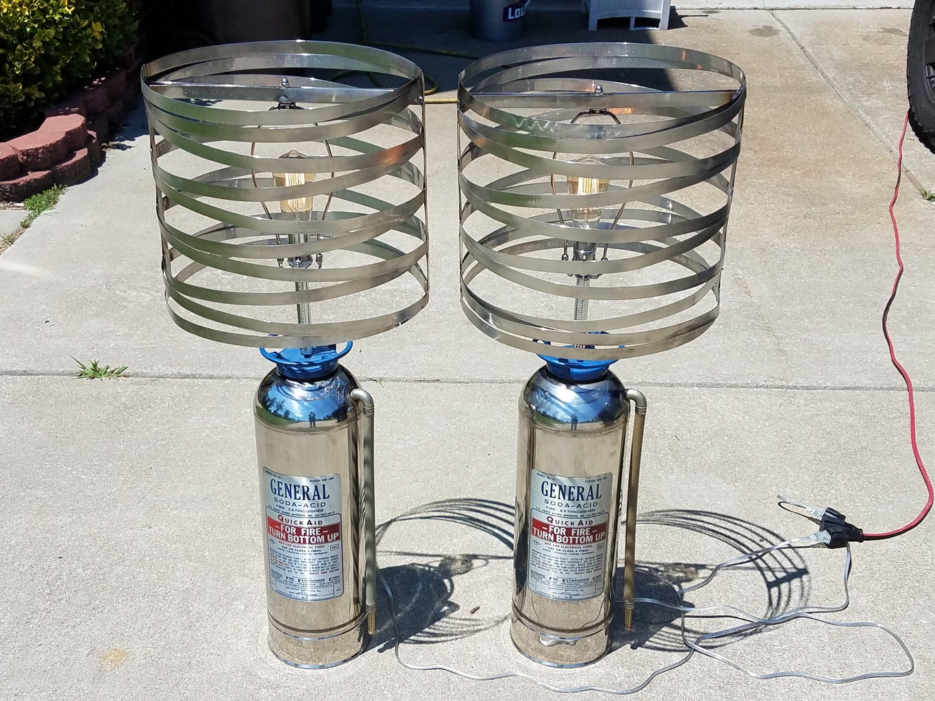 Vintage Fire Extinguisher Lamps 6 Steps With Pictures Instructables Vintage Fire Extinguisher Lamps 6, Fire Extinguisher Lamp Ideas