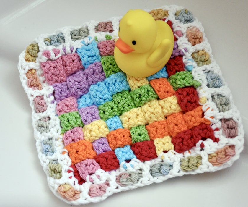 Woven Washcloth Crochet