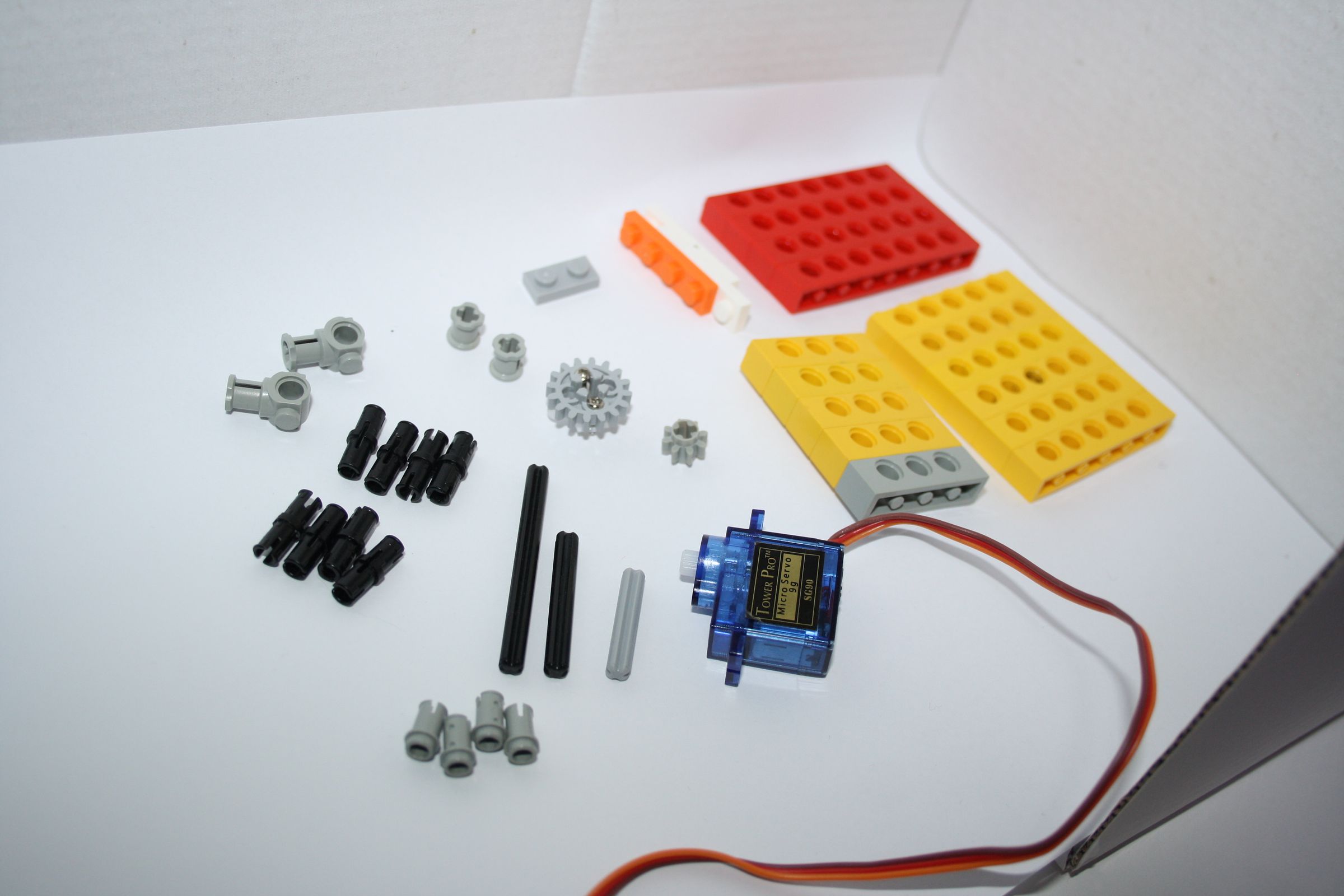 Servo SG90 With Unmodified Lego V2 4 Steps Instructables