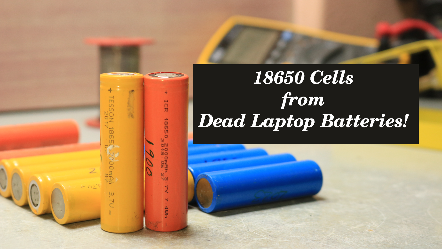 How to Get 18650 Cells From Dead Laptop Batteries! 7 Steps (with