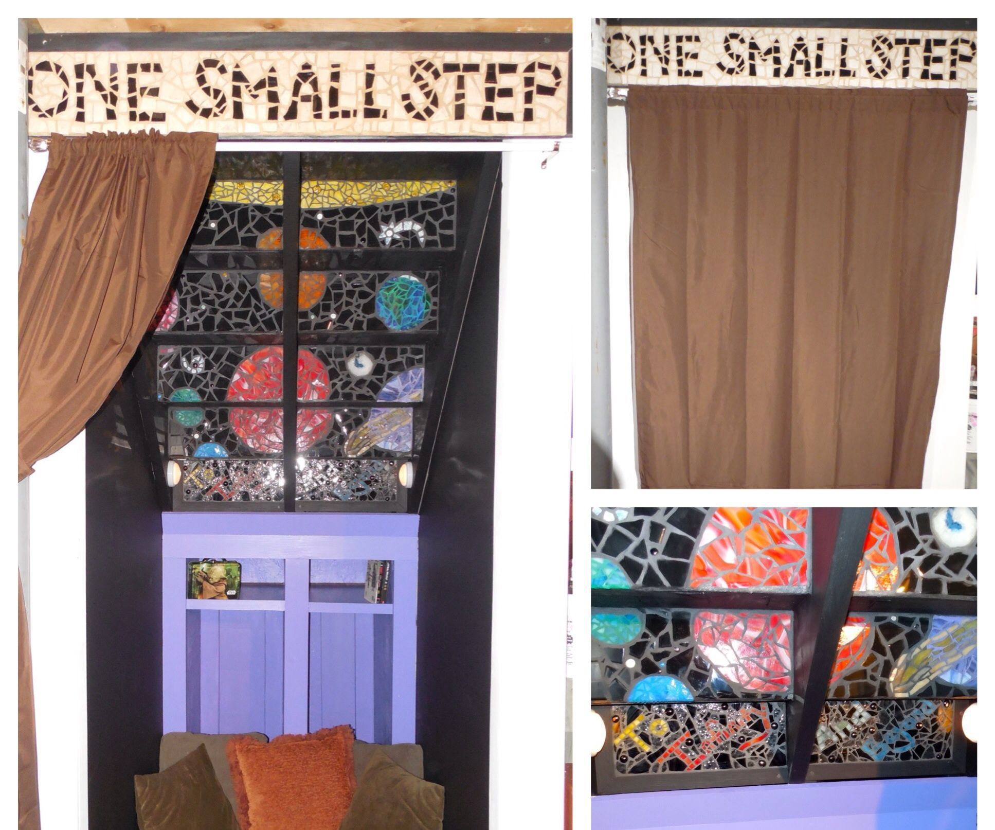 mosaic space book nook DIY Project DIY Project Image