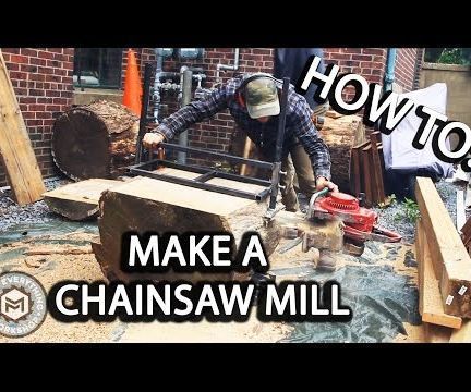 $25 chainsaw milling attachement DIY Project DIY Project Image
