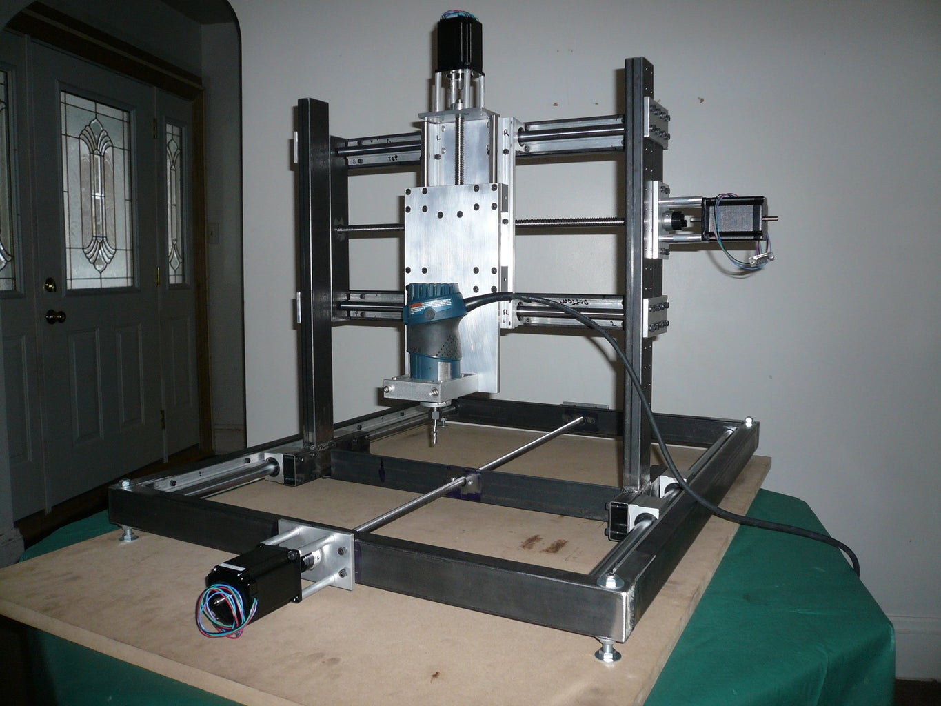 Самодельный CNC станок ЧПУ фрезерный