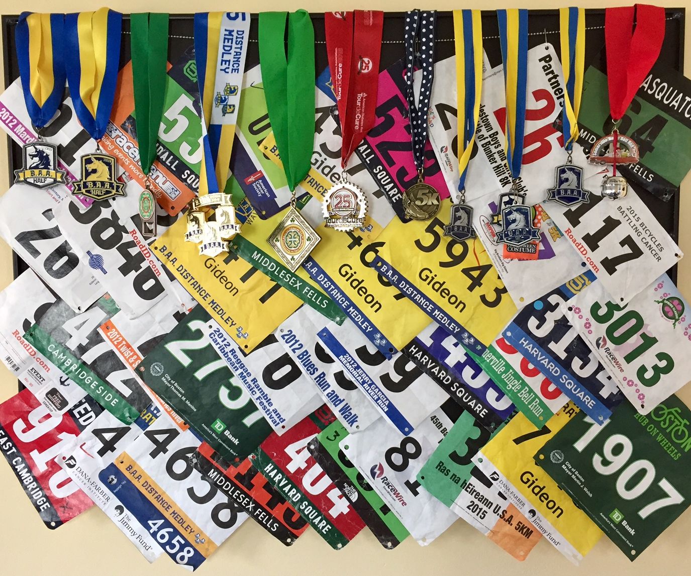 Race Bib Display 4 Steps (with Pictures) Instructables