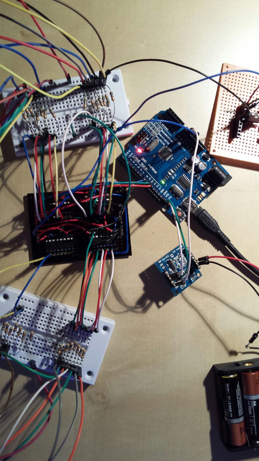 Arduino Real Time Clock With Large 7-segment Displays : 7 Steps (with ...
