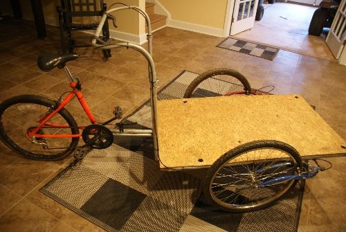 flatbed bike trailer
