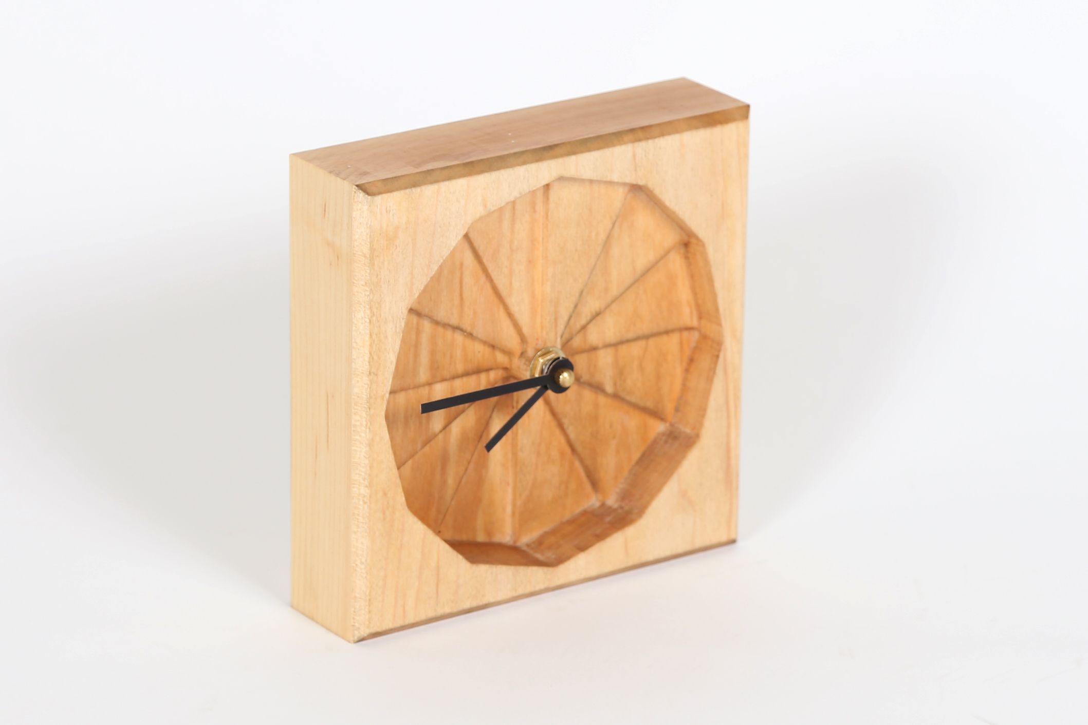 Step by Step Clock 2 Sided CNC Wood Surfacing With Shopbot Router 15
