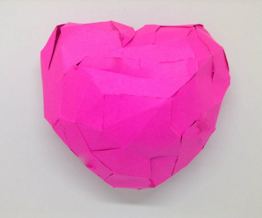3d papercraft heart -- without a 3d printer! DIY Project DIY Project Image