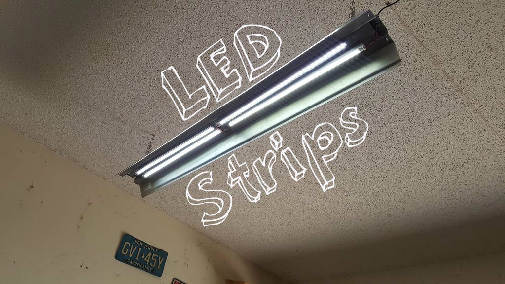 Reuse Led Strips In Fluorescent Fixture 4 Steps With Pictures Instructables Reuse Led Strips In Fluorescent Fixture, How To Replace Fluorescent Fixture With Led