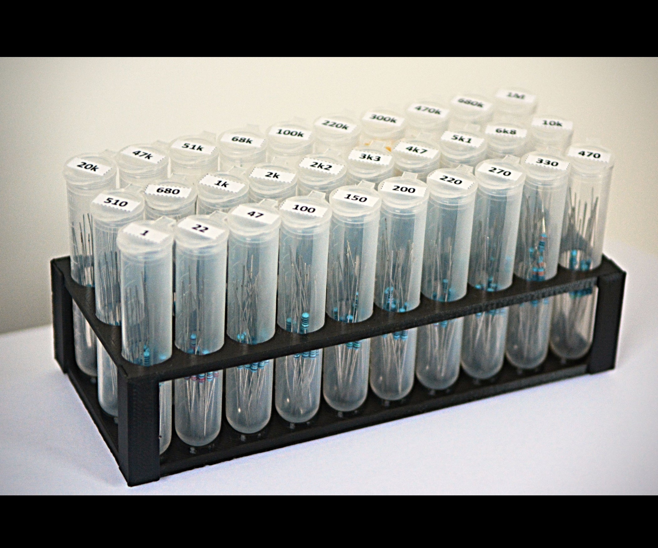 Resistor Organizer 3 Steps (with Pictures) Instructables