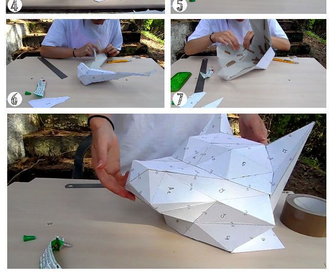 wolf mask tutorial DIY Project DIY Project Image