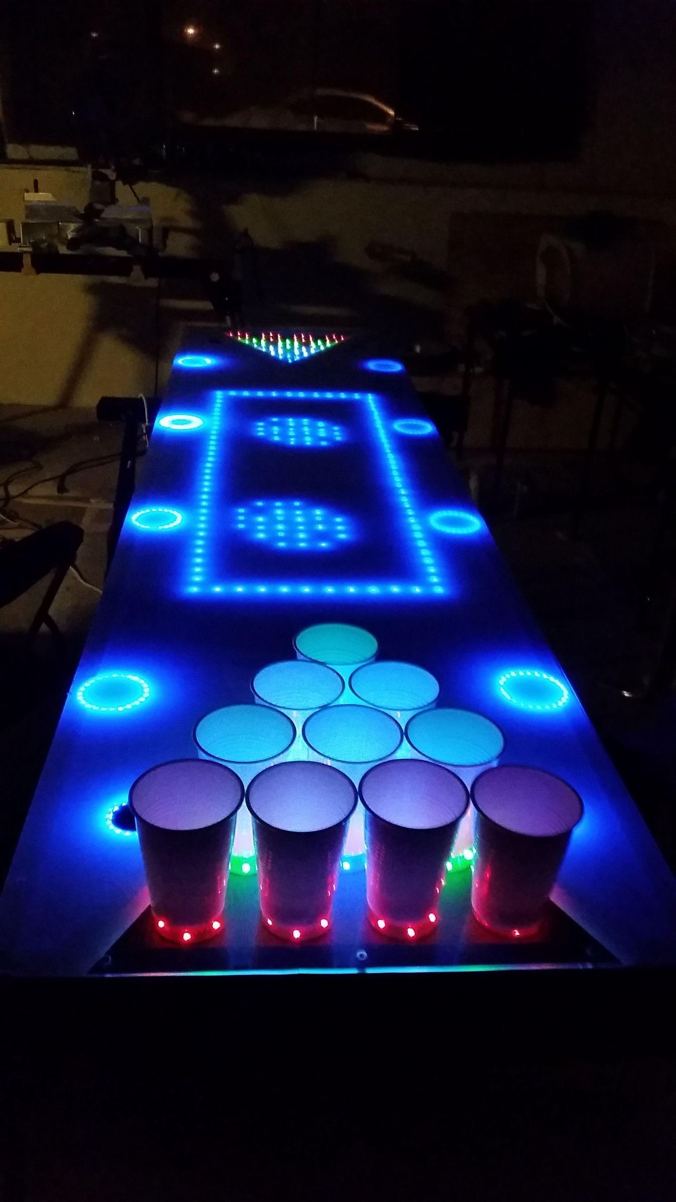 Interactive LED Beer Pong Table 2.0 (BPT X5) 40 Steps (with Pictures