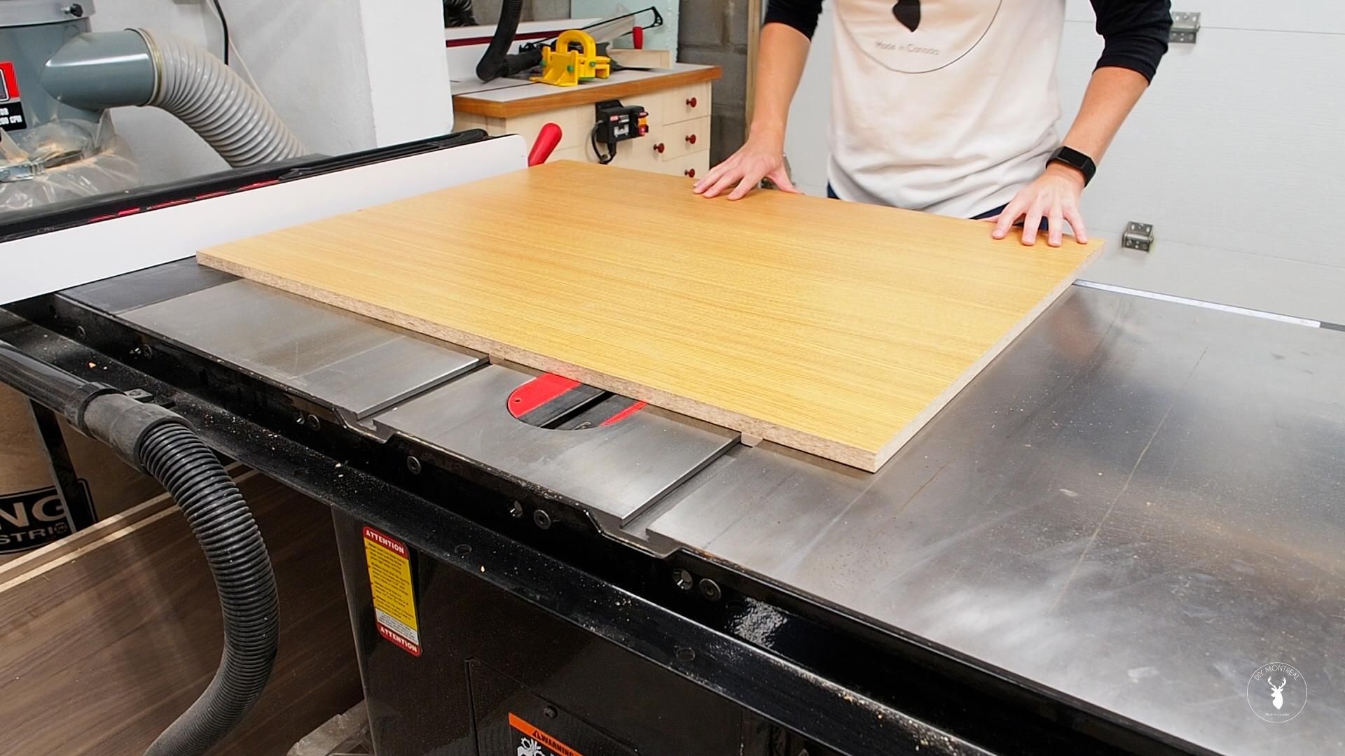 Sled Base with T-Track for Compact Size Table Saw Sled main image 0