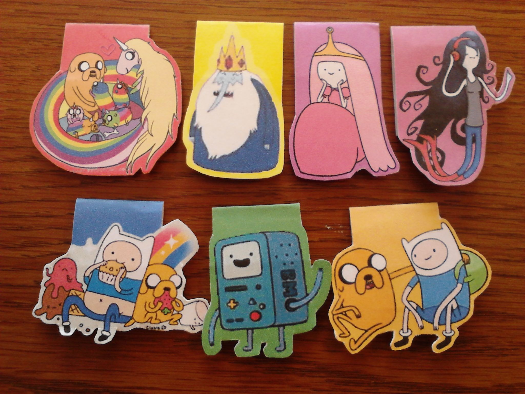 adventure time magnetic bookmarks DIY Project DIY Project Image