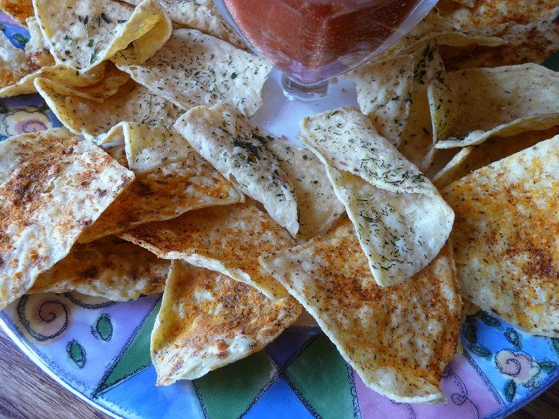 Herb-Infused Gourmet Tortilla Chips