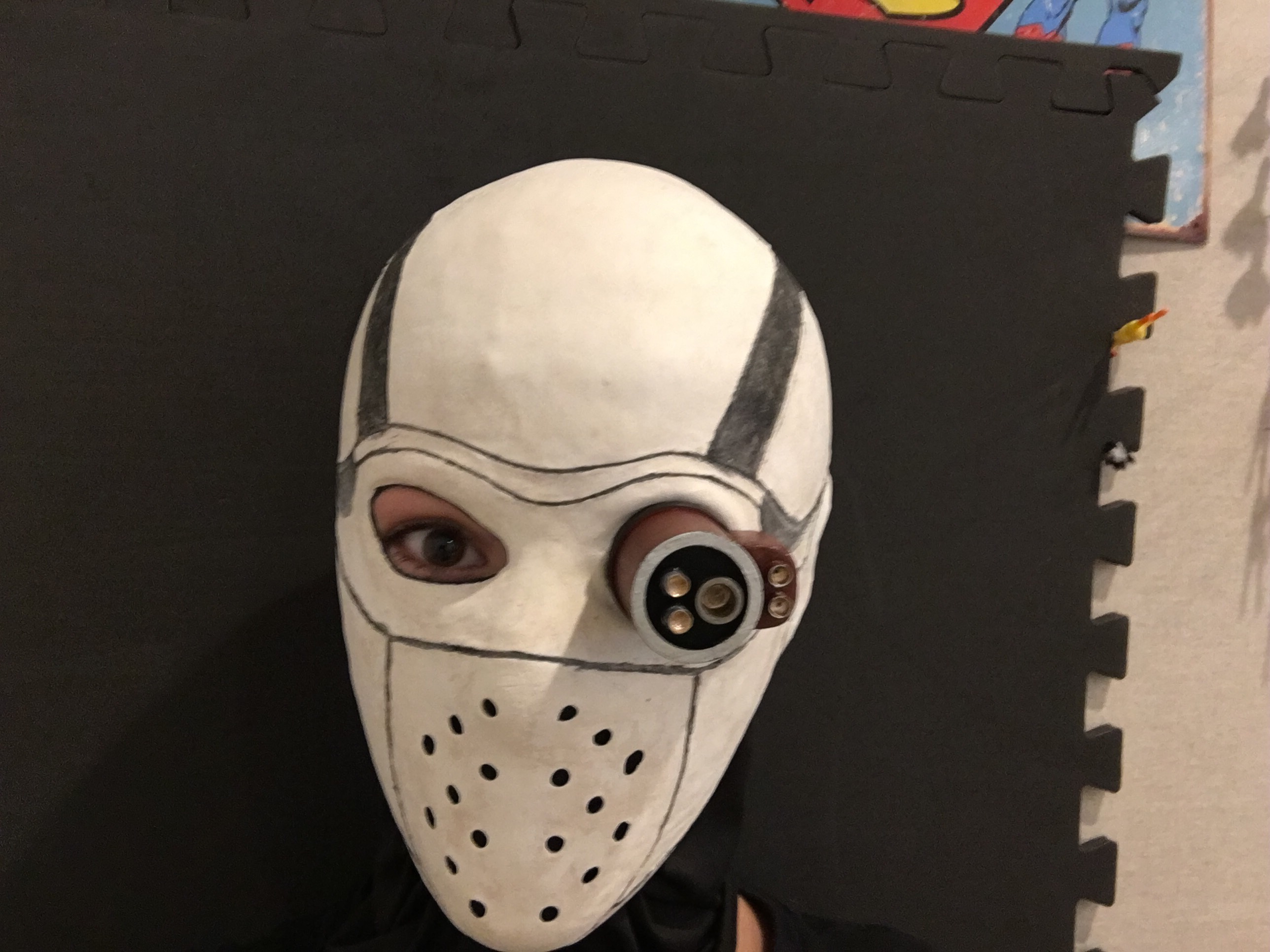 Making a DeadShot Mask for NY Comiccon 2016 4 Steps (with Pictures