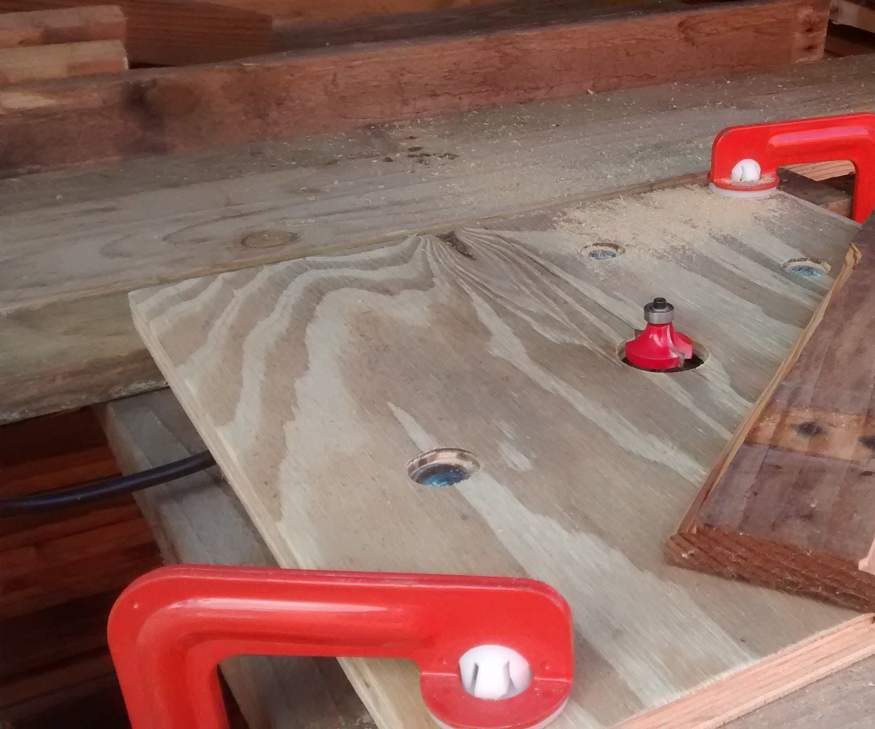 Table Router (Plunge Router Mount) 5 Steps (with Pictures