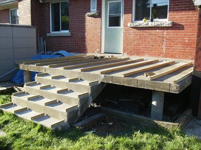 Building a Wooden Deck Over a Concrete One : 6 Steps (with Pictures) - Instructables
