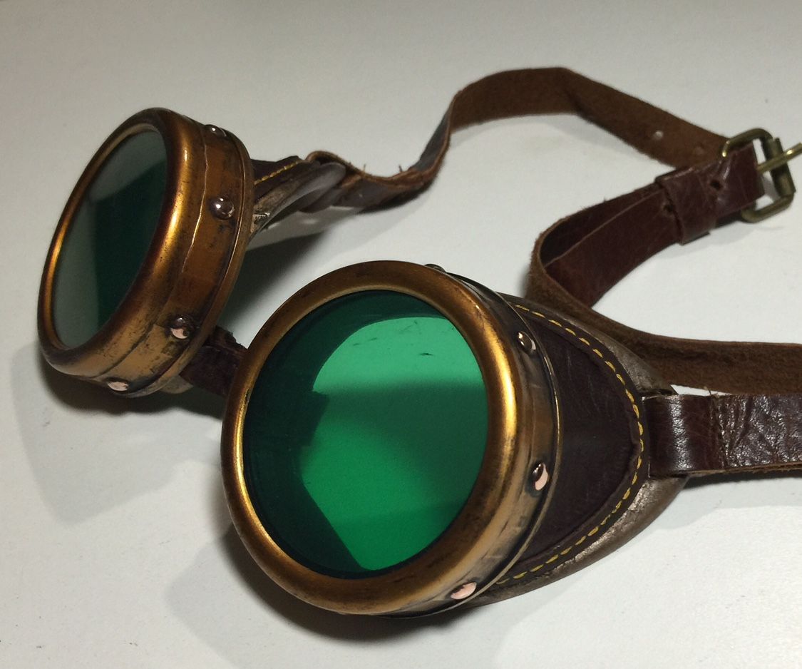 Steampunk Goggles Upcycle (now With Rivets!) 4 Steps (with Pictures