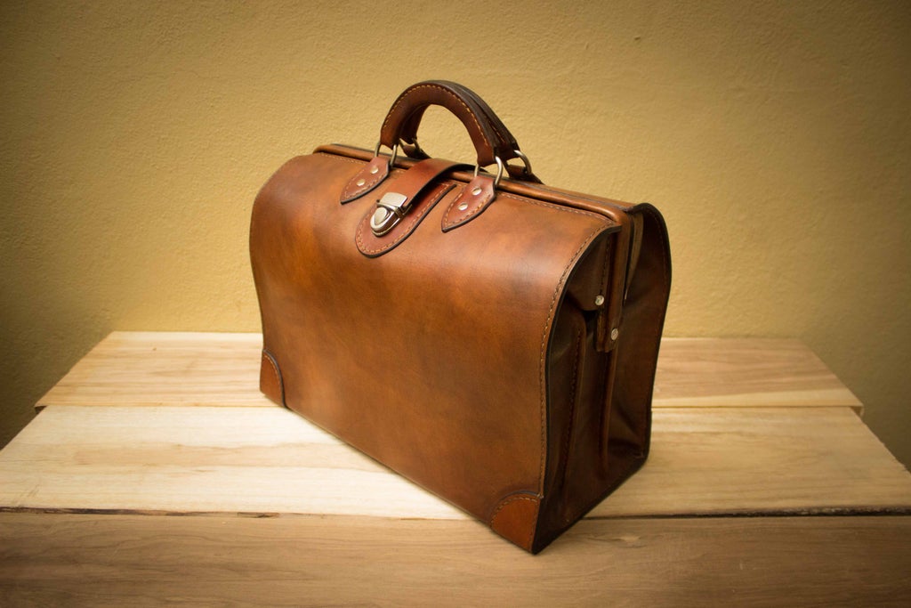 Leather Md Briefcase Doctor S Bag 13 Steps With Pictures Instructables