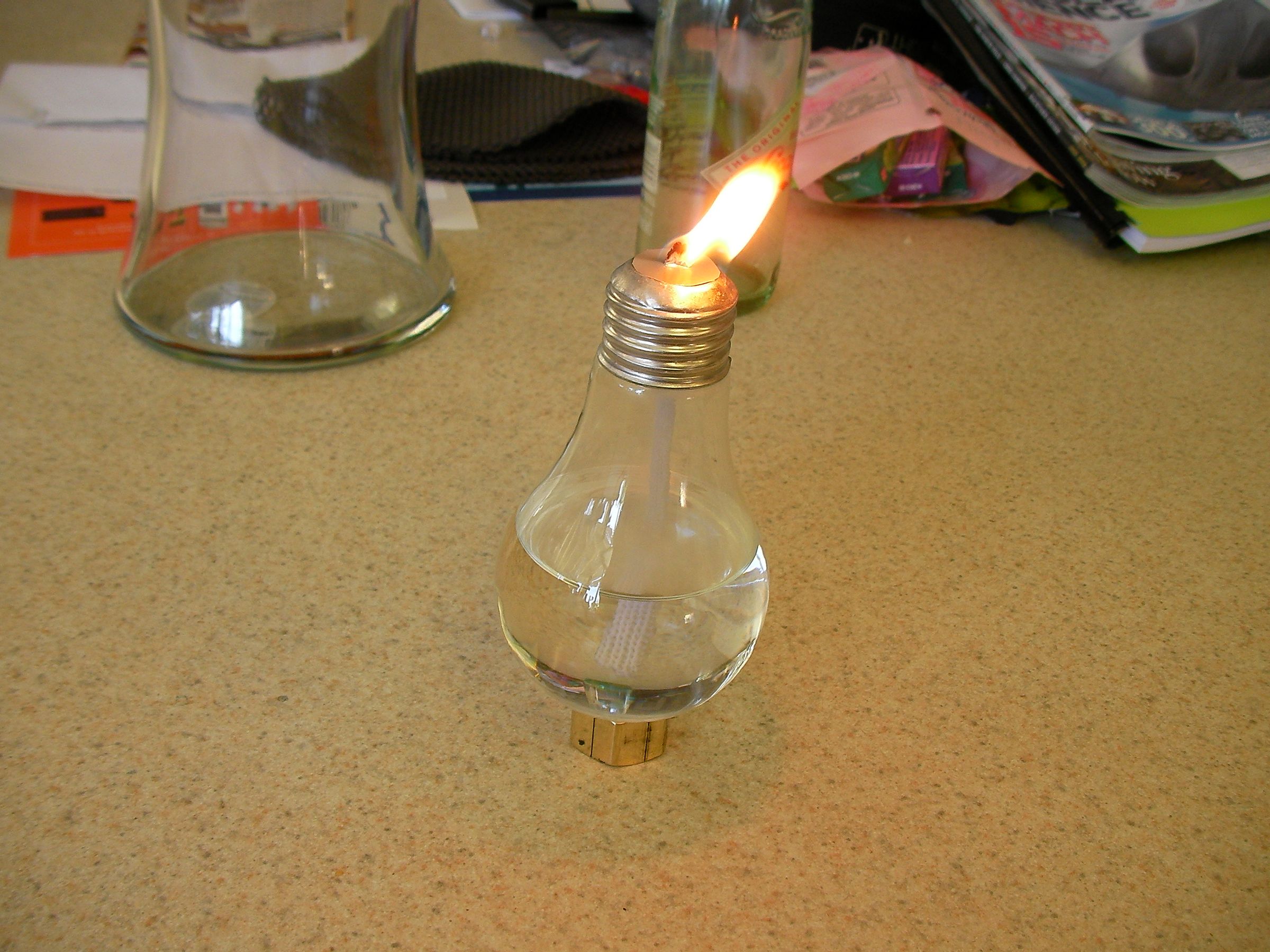 Light Bulb Lamp Another Option 5 Steps (with Pictures) Instructables